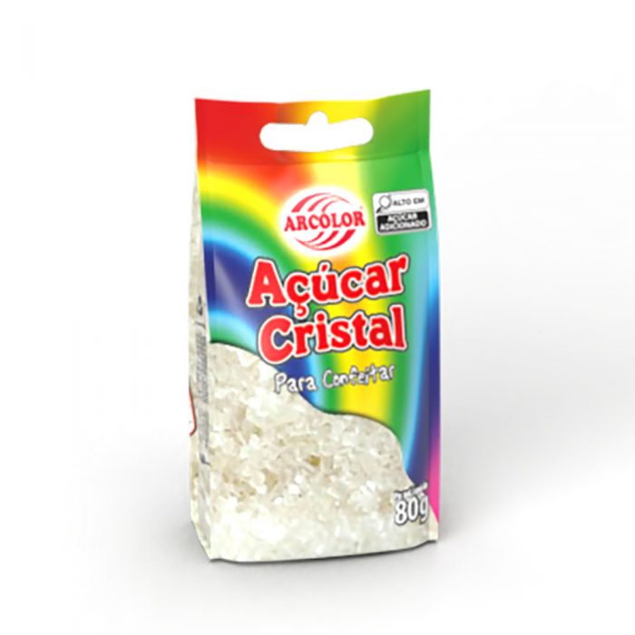 Açúcar Cristal Arcólor 80g Branco