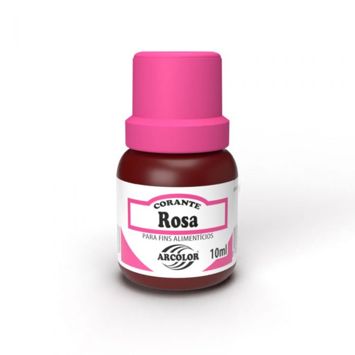 Corante Líquido 10ml Rosa