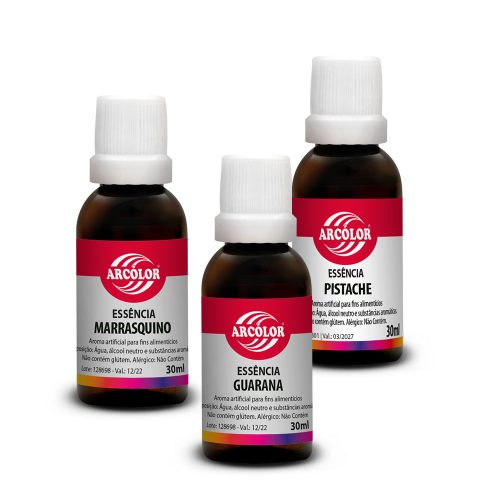 Essências Alcóolicas Frasco 30ml