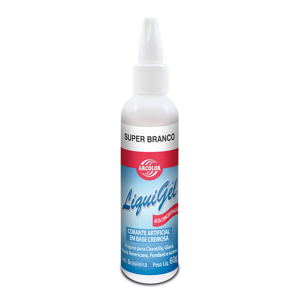Corante Liquigel 60g Super Branco