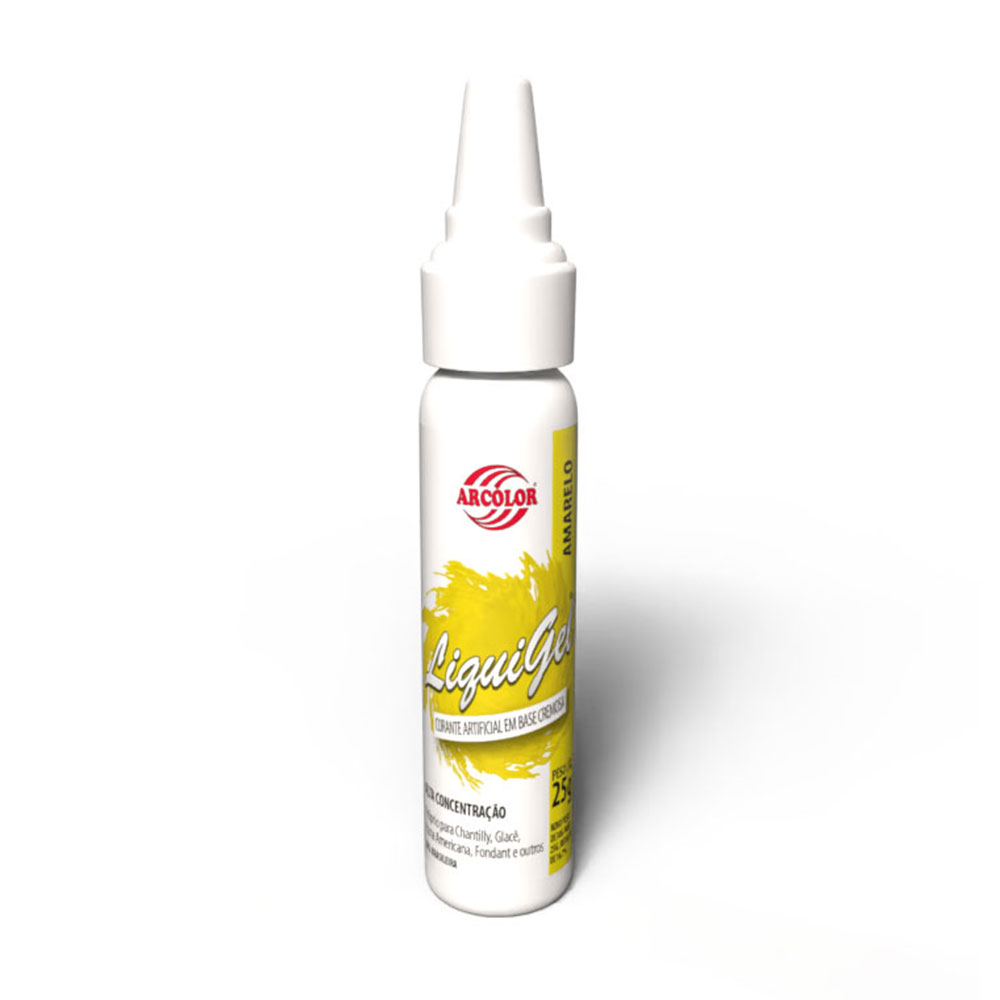 Corante Liquigel 25g Amarelo