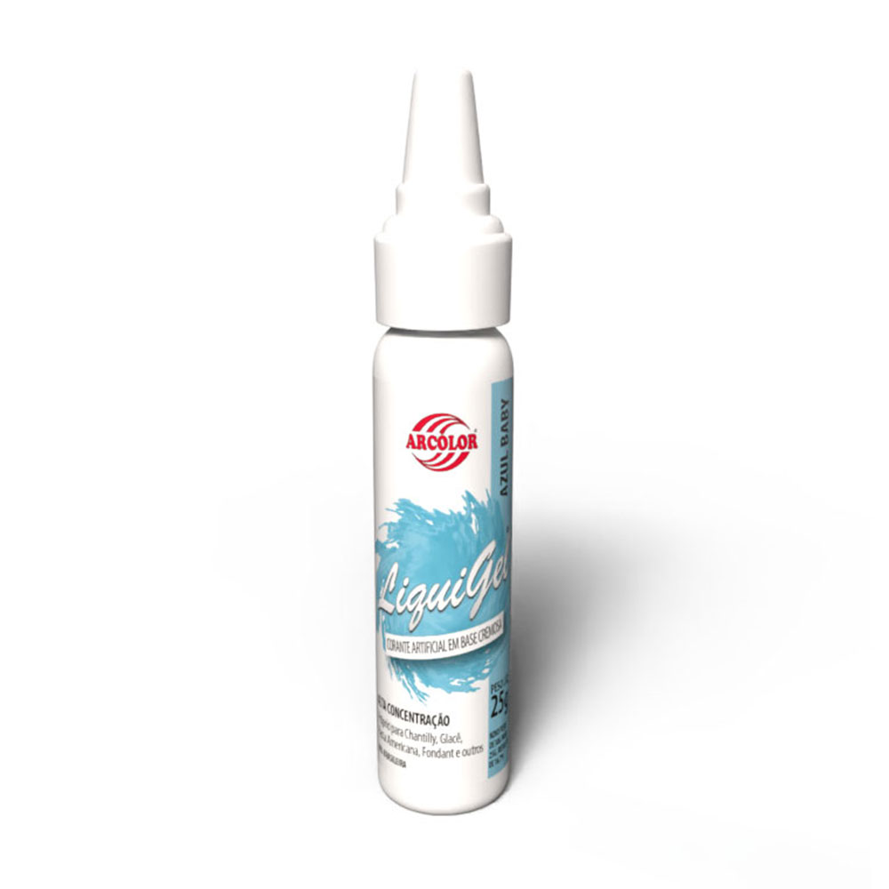 Corante Liquigel 25g Azul Baby