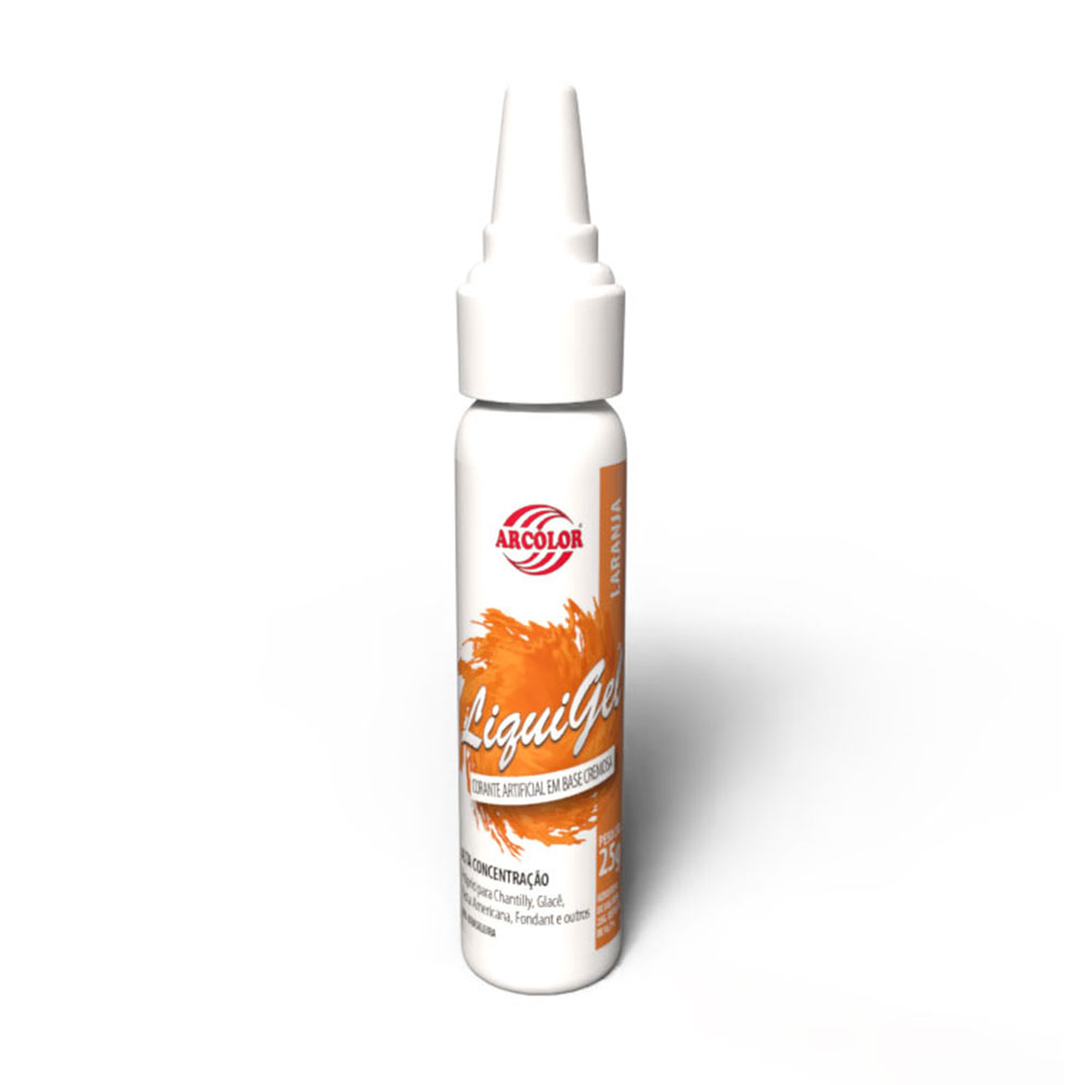 Corante Liquigel 25g Laranja