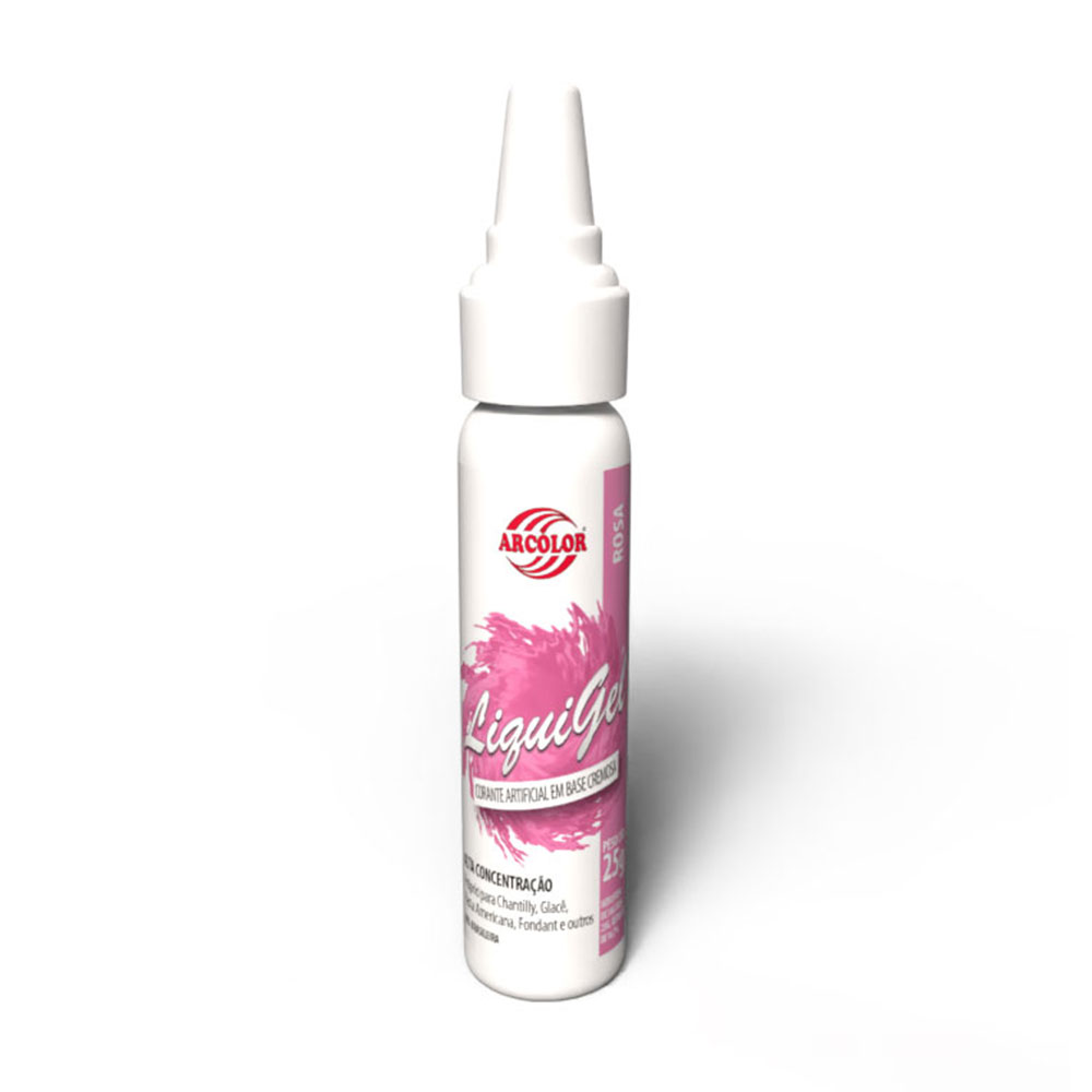 Corante Liquigel 25g Rosa