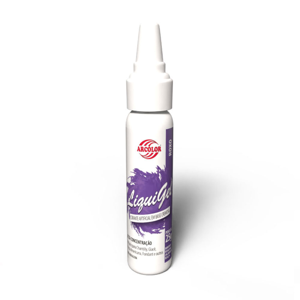 Corante Liquigel 25g Roxo