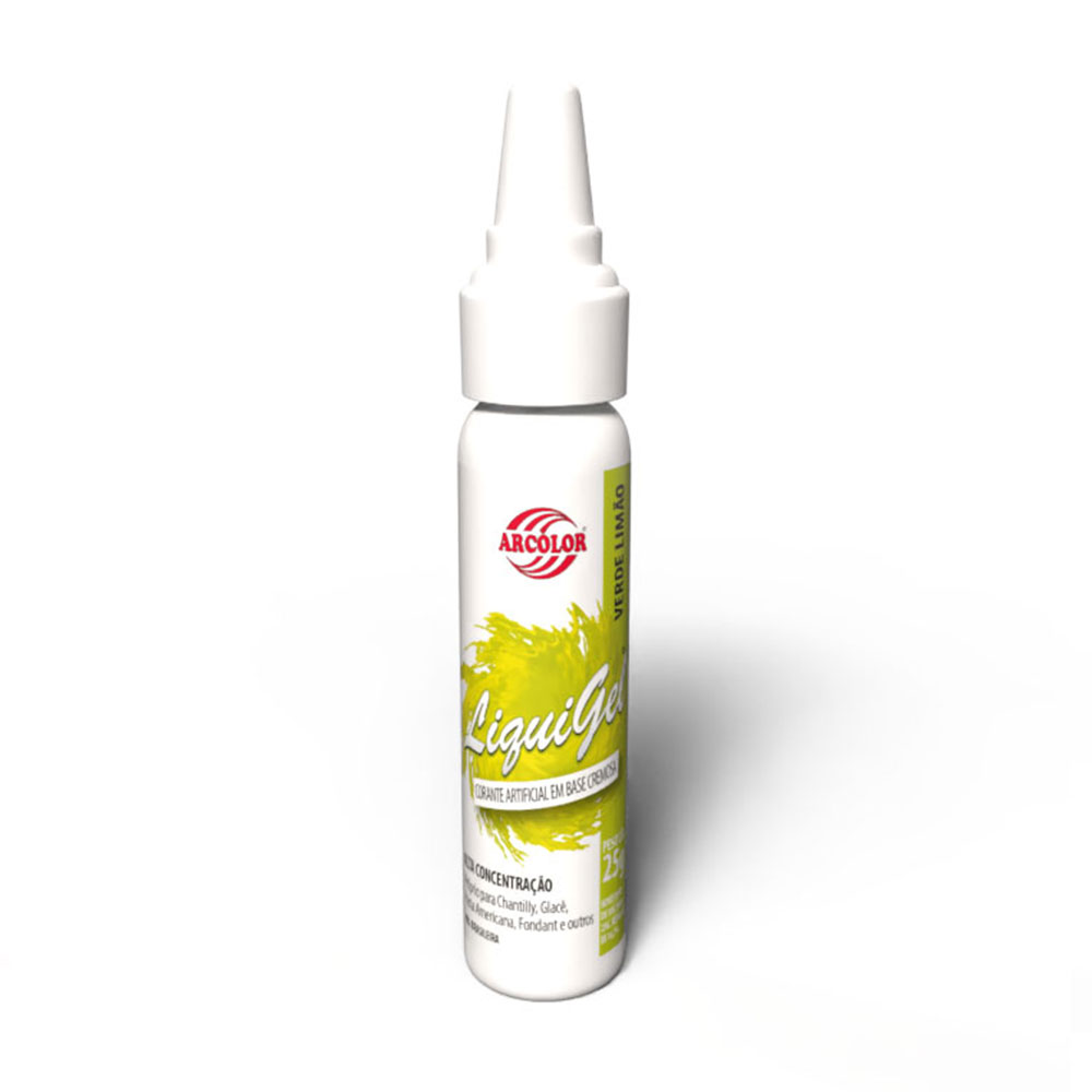 Corante Liquigel 25g Verde Limão