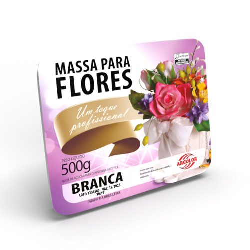 Massa para Flores Branca