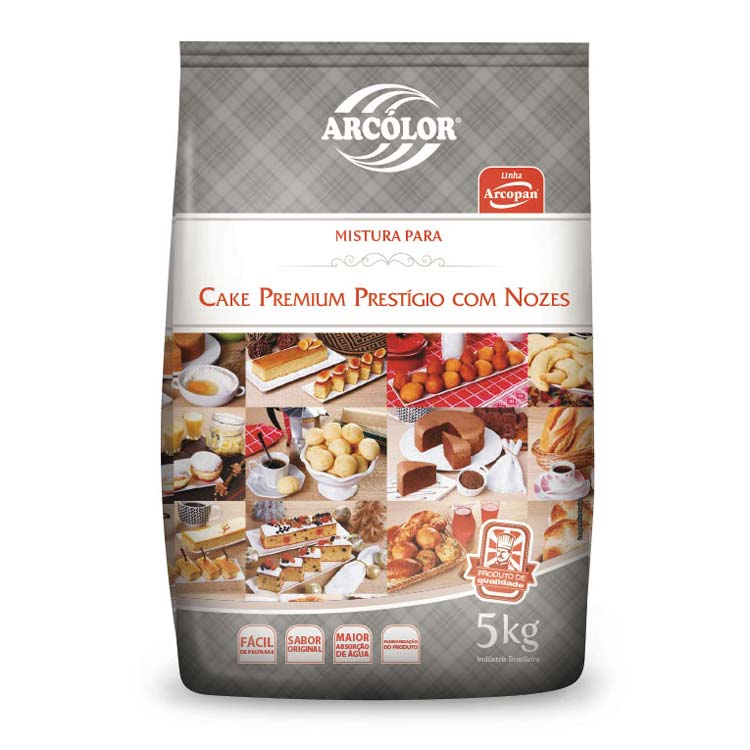 Mistura Cake Premium Prestígio c/ Nozes