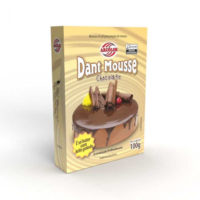 Dant Mousse sabor Chocolate 100g Arcólor