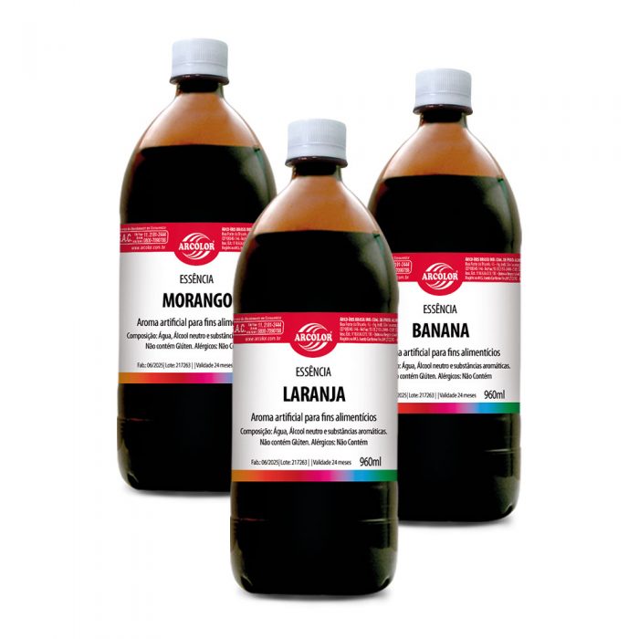 Essências Alcóolicas Frasco 960ml