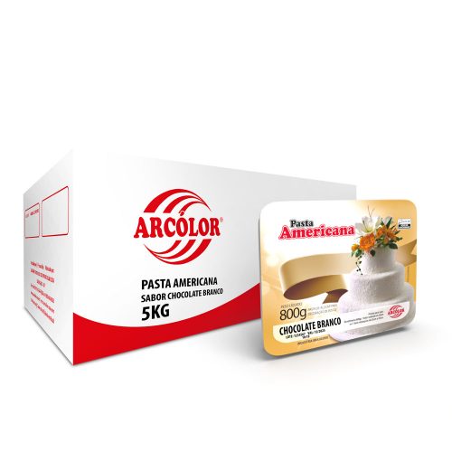Pasta Americana Chocolate Branco 5kg e 800g