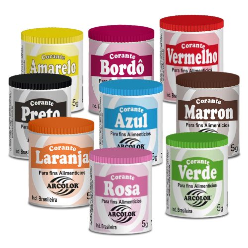 Corantes em Pó 5g Arcólor