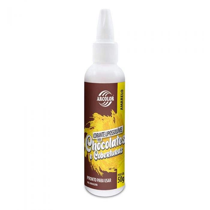 Corante para Chocolate Arcólor 50g - Amarelo