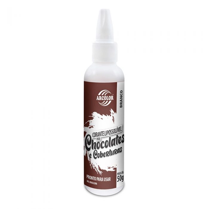 Corante para Chocolate Arcólor 50g - Branco