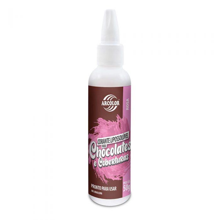 Corante para Chocolate Arcólor 50g - Rosa