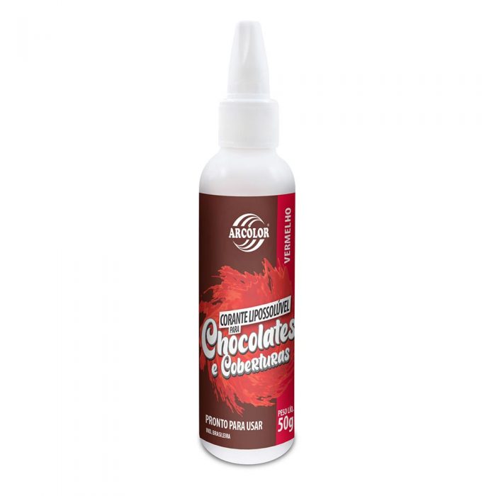 Corante para Chocolate Arcólor 50g - Vermelho