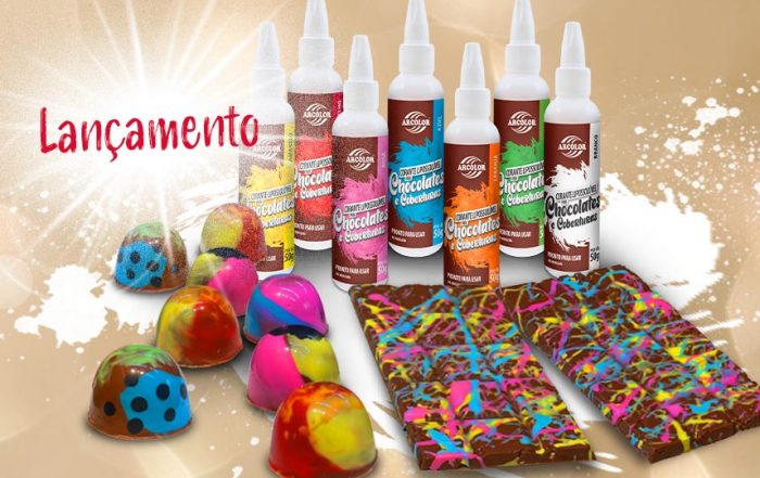 Lançamento do Corante Lipossolúvel para Chocolates e Coberturas Arcólor