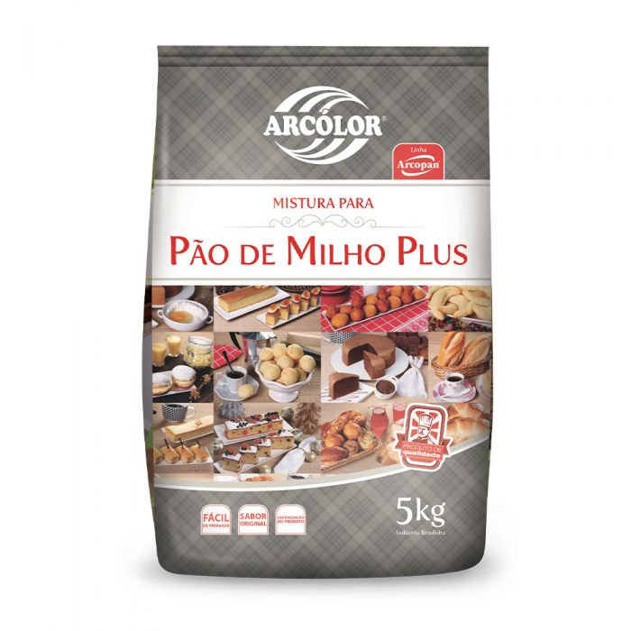Mistura para Pão de Milho Plus Arcólor